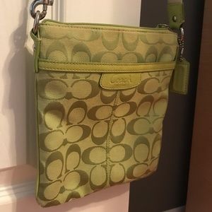 Coach cross body purse